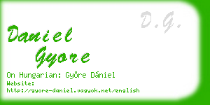 daniel gyore business card
